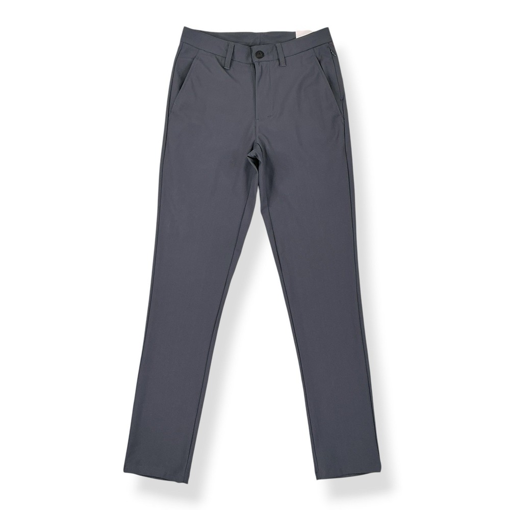 Reebok Pants Mens 28x31 Gray Tapered Performance 5-Pocket Golf Travel Career